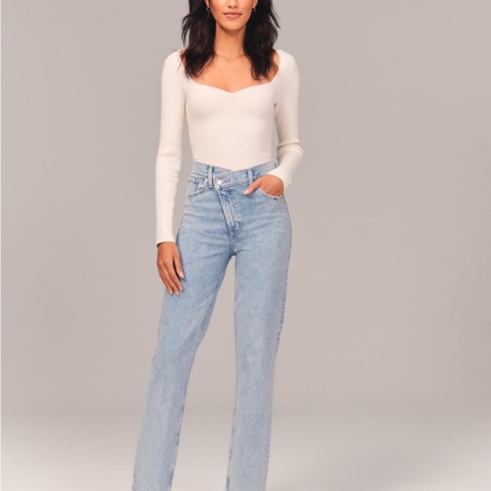 Abercrombie Cross Waist Jeans